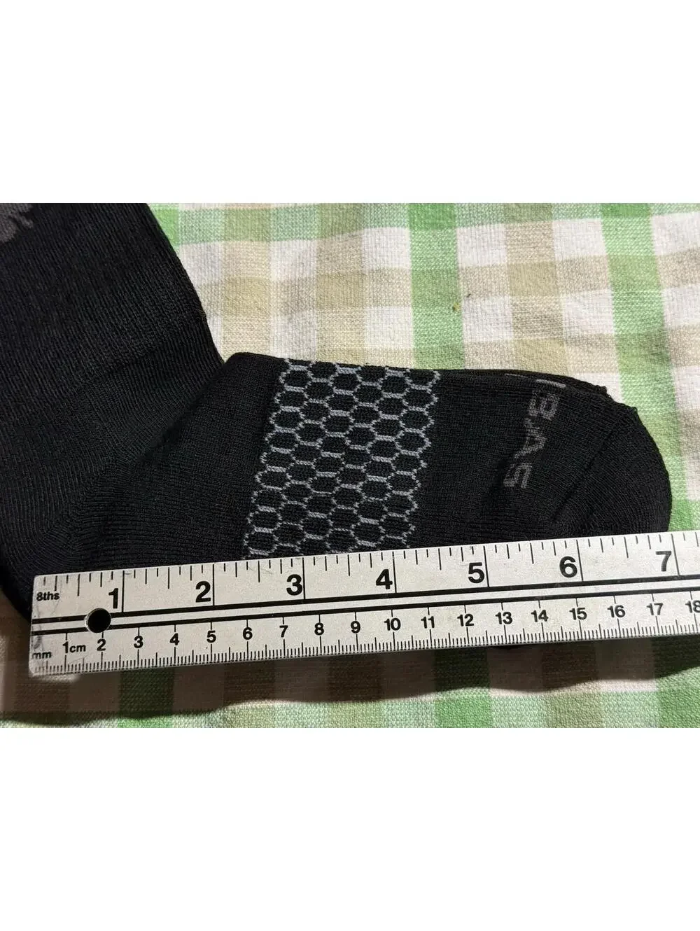 Bombas Lot of 4 (four) Pairs Crew Calf Socks in Black Adult Unisex Size M NEW #3